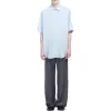 Balenciaga Short Sleeve Shirt 'Light Blue' 584019TFO024850 sold by KicksCrew