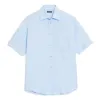 Balenciaga Short Sleeve Shirt 'Light Blue' 584019TFO024850 sold by KicksCrew