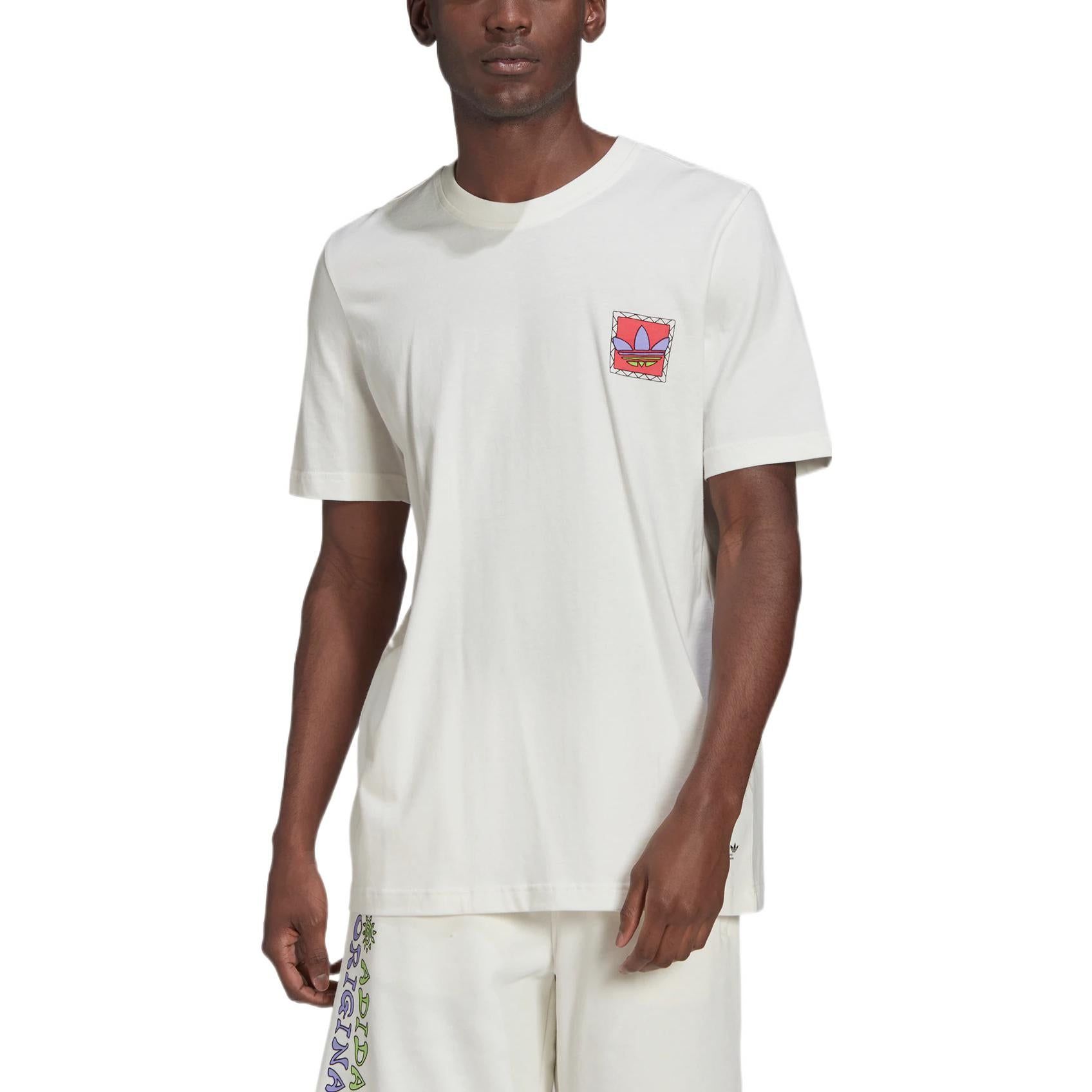 adidas originals Graphic New Summer Pack T-shirt 'White' HC7160 sold by KicksCrew product image thumbnail 2