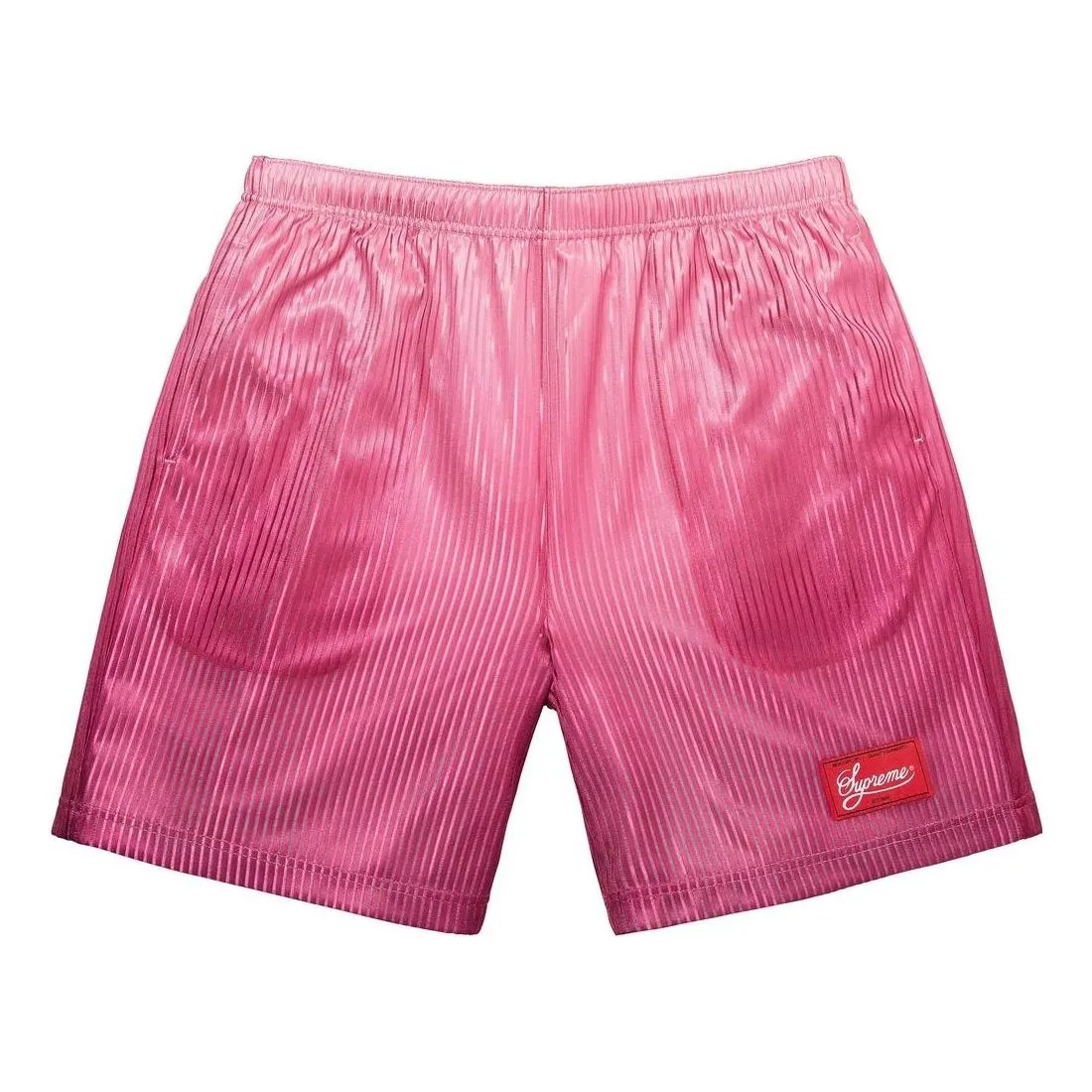 Supreme SS23 Week15 Gradient Mesh Stripe Shorts 'Pink' SUP-SS23-251 sold by KicksCrew
