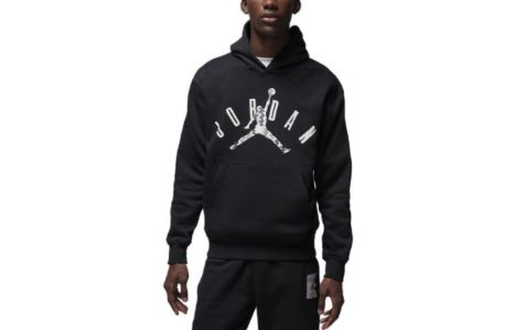 Air Jordan Flight MVP Fleece Pullover Hoodie 'Black' FD7415-010 sold by KicksCrew