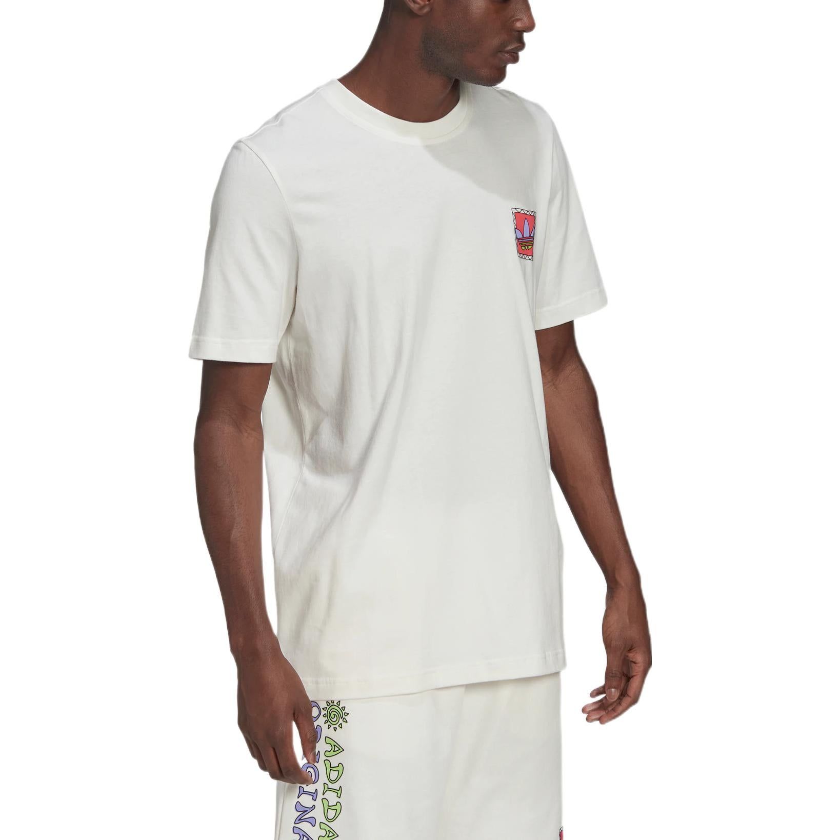 adidas originals Graphic New Summer Pack T-shirt 'White' HC7160 sold by KicksCrew product image thumbnail 3