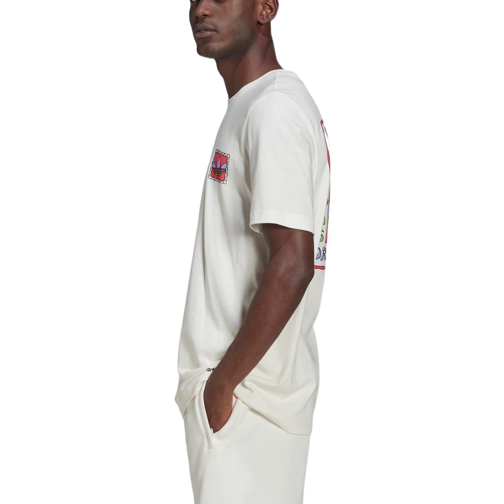 adidas originals Graphic New Summer Pack T-shirt 'White' HC7160 sold by KicksCrew product image thumbnail 5