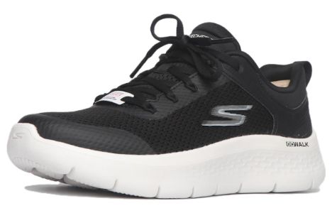 (WMNS) Skechers GO WALK Flex 'Black' 124817-BKW sold by KicksCrew