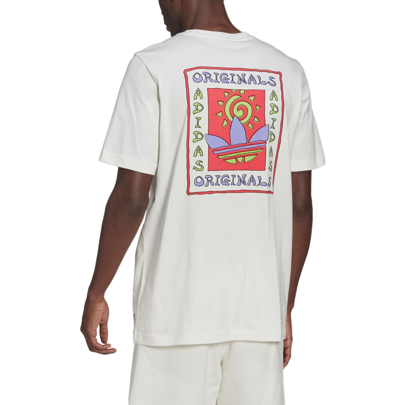 adidas originals Graphic New Summer Pack T-shirt 'White' HC7160 sold by KicksCrew product image thumbnail 4