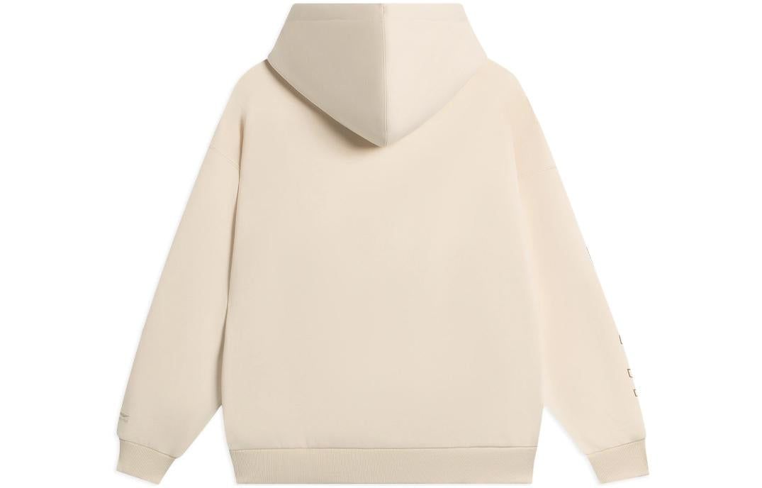 Li-Ning Embroidered Logo Hoodie 'Beige' AWDSB19-6 sold by KicksCrew product image thumbnail 2