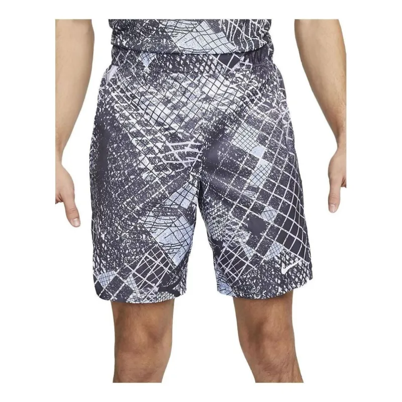NikeCourt Dri-FIT Victory 9" Printed Tennis Shorts 'Grey' DV9115-015 sold by KicksCrew