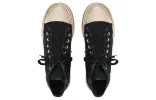 Balenciaga Paris High Top Sneakers 'Black Destroyed Cotton and White Rubber with Graffiti' 688752W3RR41099 sold by KicksCrew