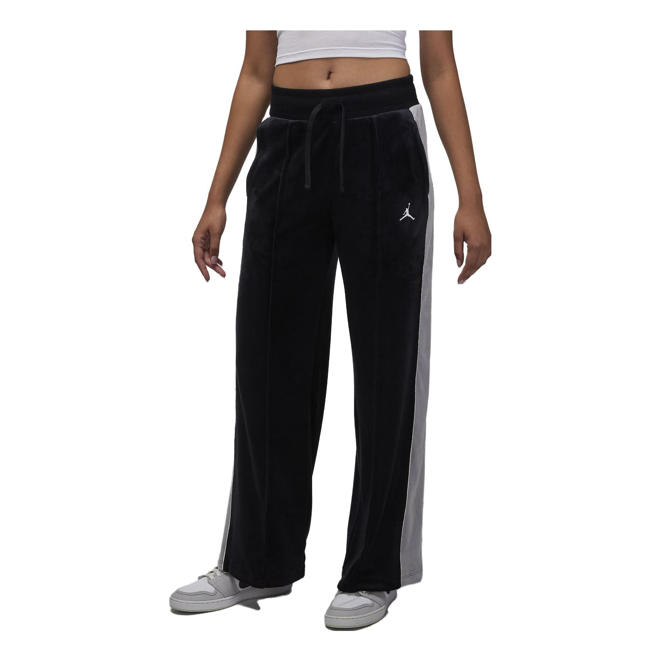 (WMNS) Air Jordan Flight Velour Pant 'Black' DV1404-010 sold by KicksCrew