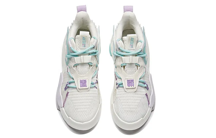 (WMNS) ANTA Badao Mid 'White Blue Purple' 122128084-3 sold by KicksCrew product image thumbnail 3