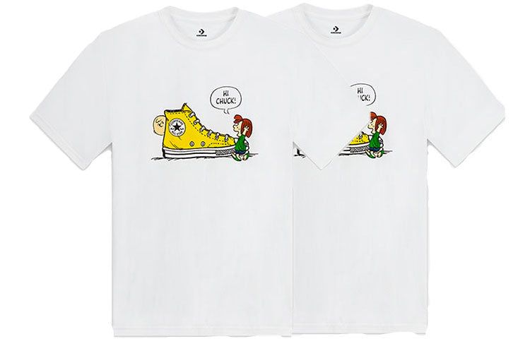 Converse x Peanuts Chuck T-Shirt 'White' 10024373-A01 sold by KicksCrew product image thumbnail 3