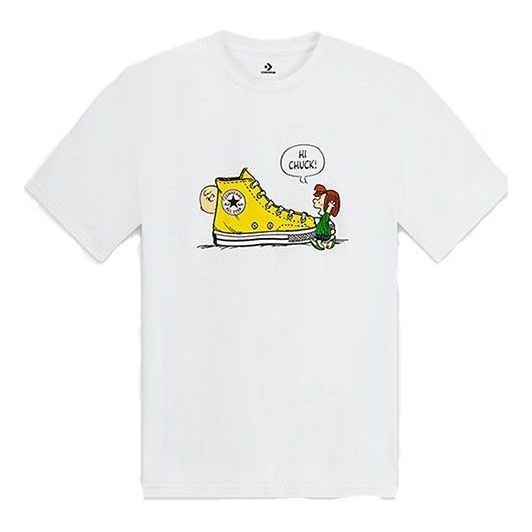 Converse x Peanuts Chuck T-Shirt 'White' 10024373-A01 sold by KicksCrew