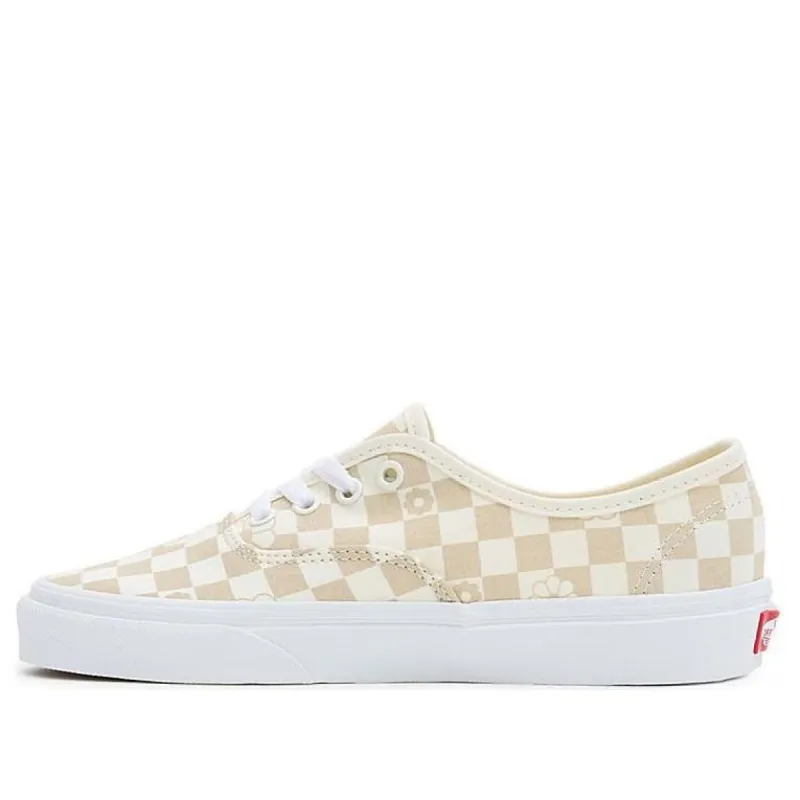 Vans Floral Check Authentic Shoes 'Beige White' VN000BW5FS8 sold by KicksCrew