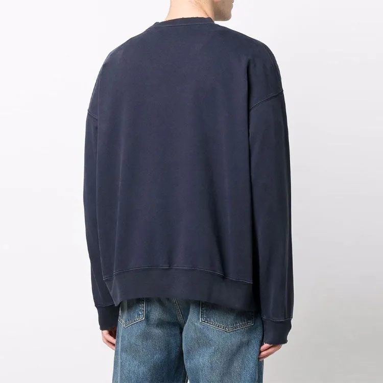 Balenciaga Est. 1917 College Logo Print Crewneck Sweatshirt 'Navy' 676629TLV908067 sold by KicksCrew product image thumbnail 3