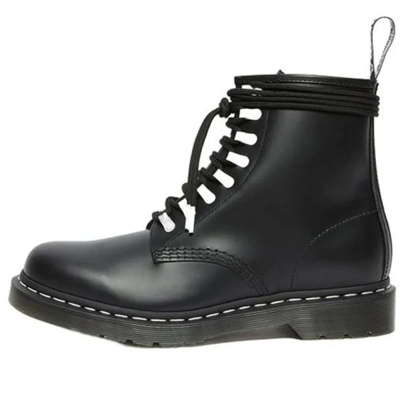 Dr. Martens 1460 Contrast Hardware Leather Lace Up Boots 'Black' 27300001 sold by KicksCrew