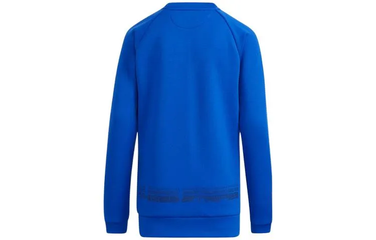 adidas Crew Neck Sweatshirt 'Blue White' H07255 sold by KicksCrew product image thumbnail 2