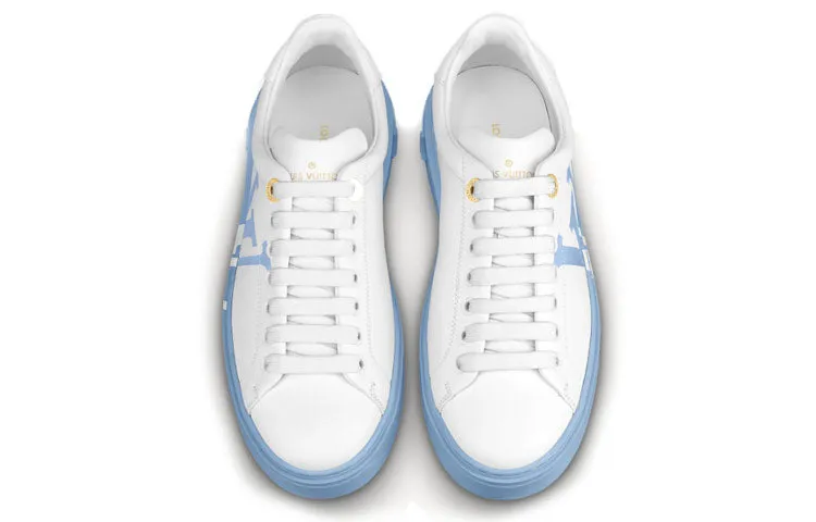 (WMNS) LOUIS VUITTON Time Out Sneakers 'White Blue' 1A8MZ7 sold by KicksCrew product image thumbnail 3