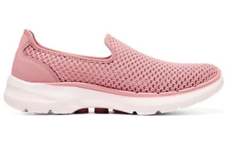 (WMNS) Skechers Go Walk 6 Shoes 'Pink White' 896231-LTPK sold by KicksCrew
