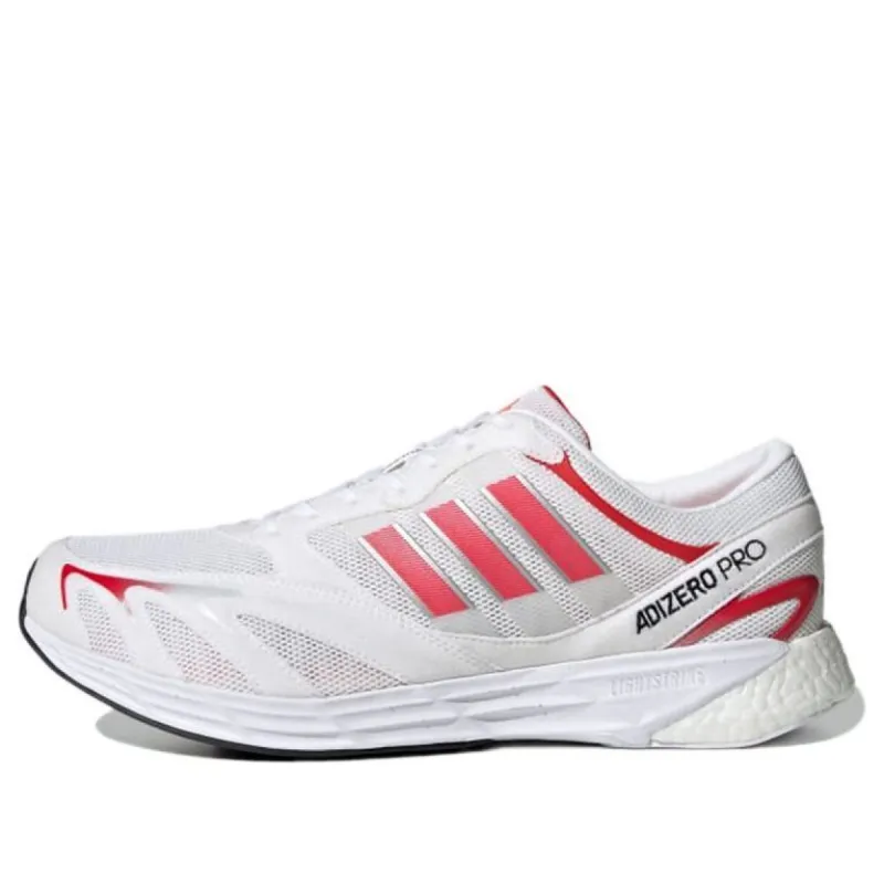 adidas Adizero Pro V1 DNA 'White Solar Red' GX5081 sold by KicksCrew
