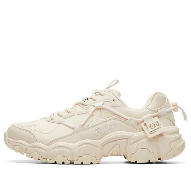 (WMNS) FILA FUSION Fluid Sneakers 'Cream White' T12W115205FDW sold by KicksCrew