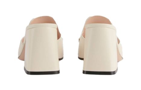 (WMNS) Gucci Slide Sandal With Horsebit 'White Leather' 655412-BKO00-9022 sold by KicksCrew