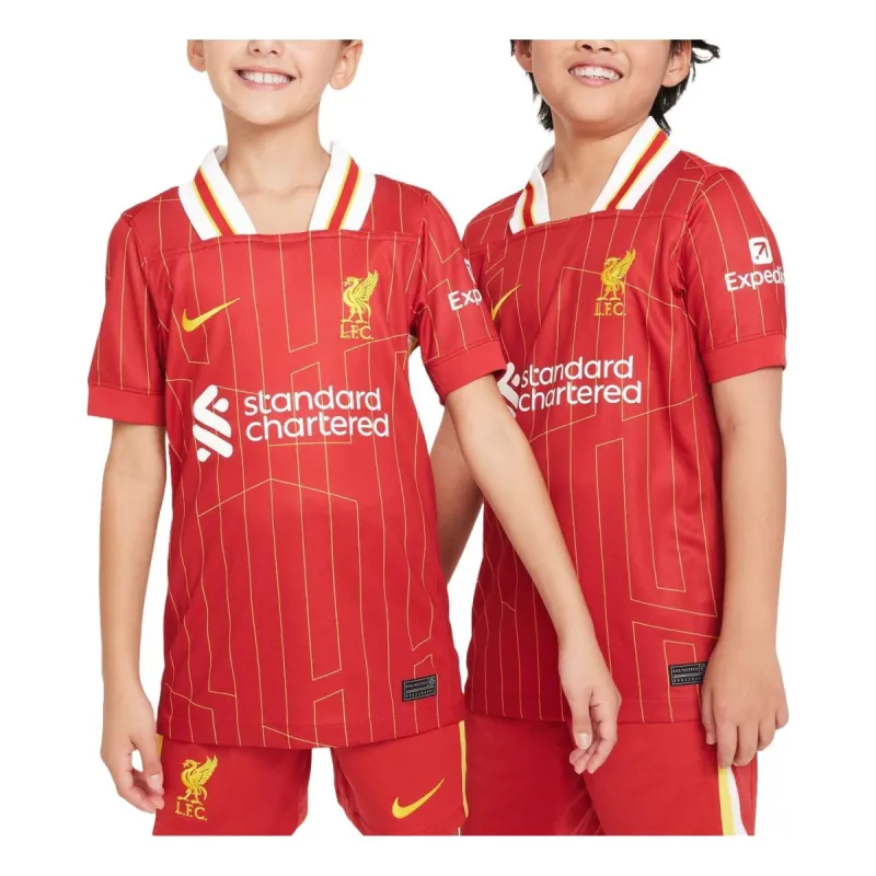 (GS) Nike Dri-FIT Liverpool FC 2024/25 Stadium Home Jersey 'Gym Red' FN9154-688 sold by KicksCrew