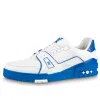 LOUIS VUITTON LV Trainer Sneakers 'White Blue Red' 1ABG7E sold by KicksCrew