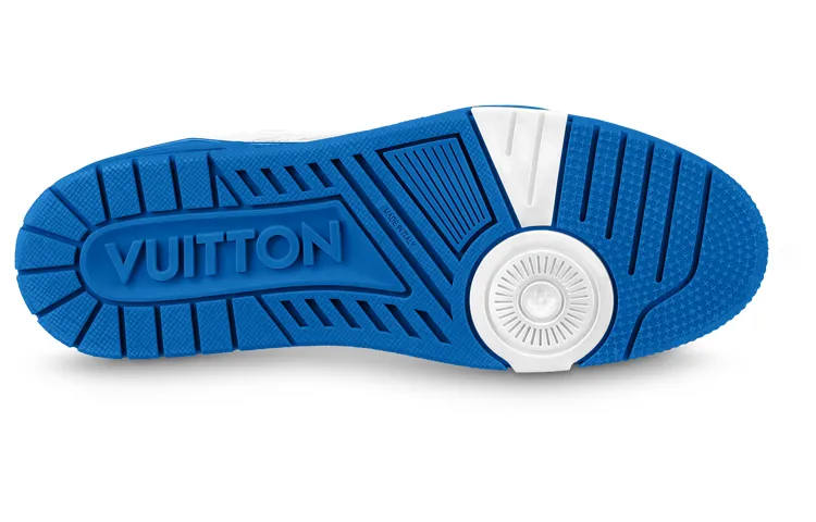 LOUIS VUITTON LV Trainer Sneakers 'White Blue Red' 1ABG7E sold by KicksCrew product image thumbnail 4