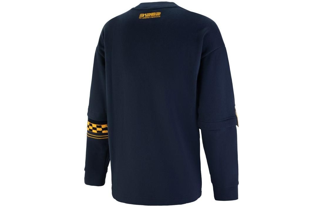 Puma Logo Ferrari Race Statement Sweatshirt 'Navy' 535785-08 sold by KicksCrew product image thumbnail 2
