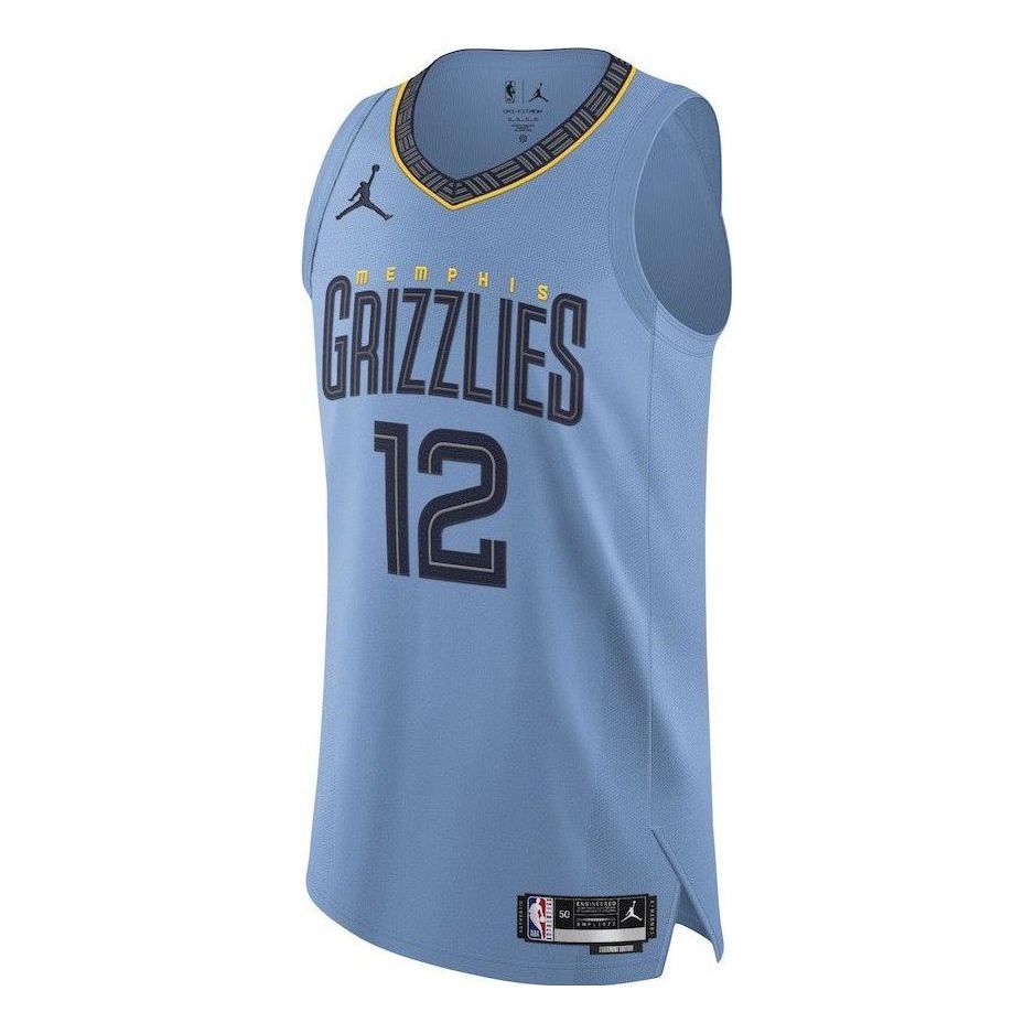 Air Jordan Ja Morant Grizzlies Statement Edition 2020 Jordan NBA Swingman Jersey 'Blue'' DQ0150-422 sold by KicksCrew
