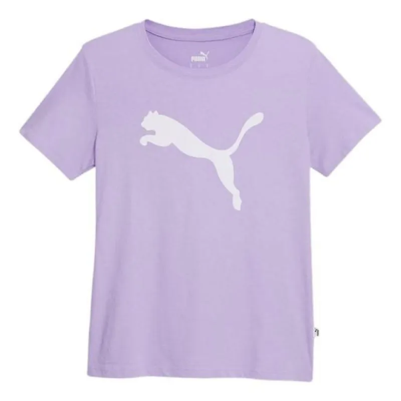 (WMNS) Puma Essentials Big Cat Logo Tee 'Purple' 678900-25 sold by KicksCrew