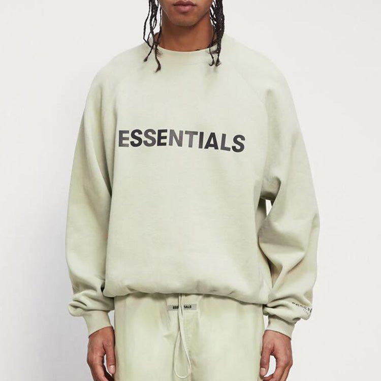 Fear of God Essentials FW20 Crew Neck Sweatshirt 'Sage' FOG-FW20-302 sold by KicksCrew product image thumbnail 3