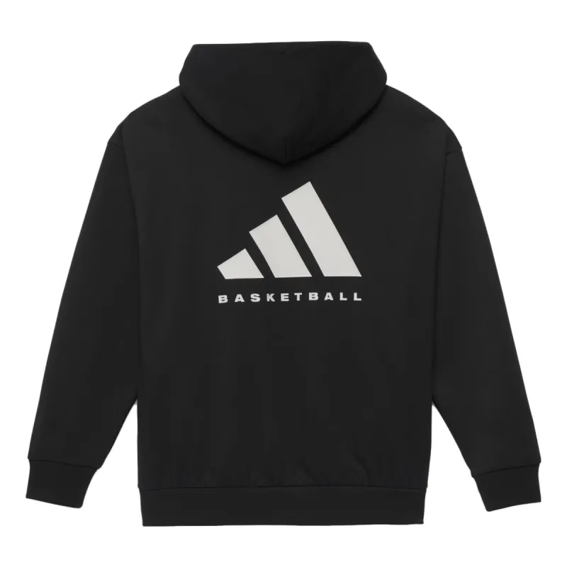 adidas Basketball Hoodie 'Black' IN4243 sold by KicksCrew