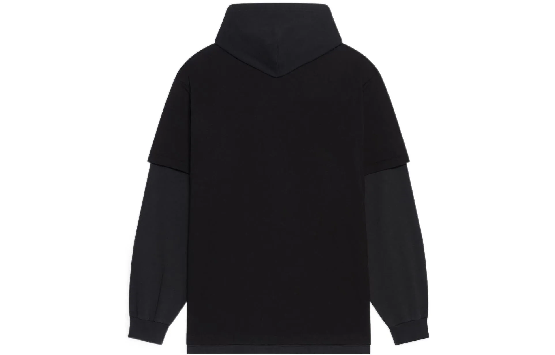Balenciaga Slime Double Long Sleeve Hooded T-Shirt 'Black' 681029TLVF11069 sold by KicksCrew product image thumbnail 2