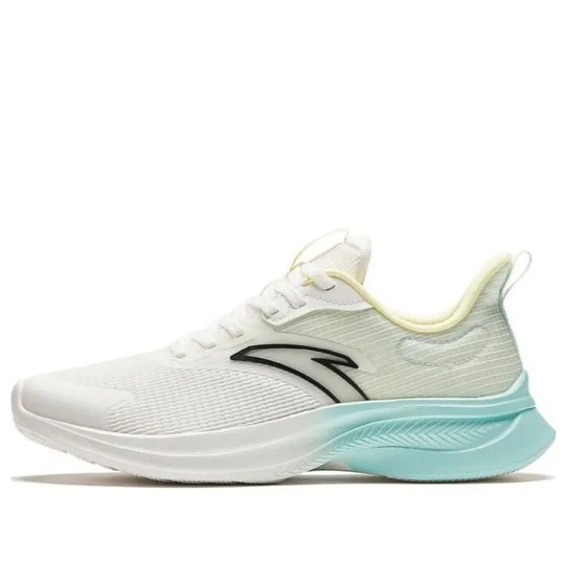 (WMNS) ANTA Running Series Sneakers 'White Blue Yellow' 922335501-5 sold by KicksCrew