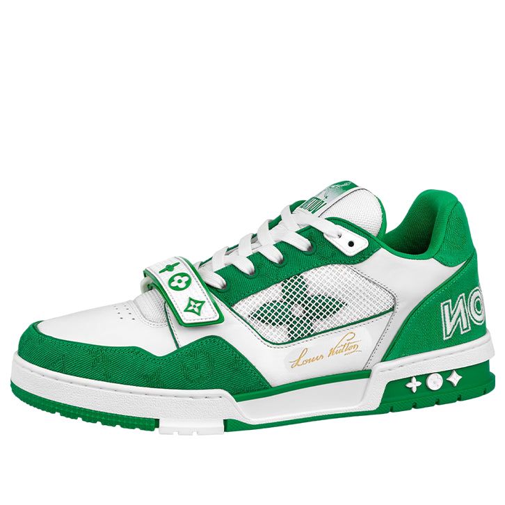 LOUIS VUITTON LV Trainer 'White Green' 1ABLY1 sold by KicksCrew
