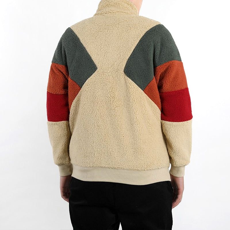 Puma Retro Block Sherpa Jacket 'Brown Red Green' 530808-12 sold by KicksCrew product image thumbnail 4