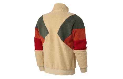 Puma Retro Block Sherpa Jacket 'Brown Red Green' 530808-12 sold by KicksCrew