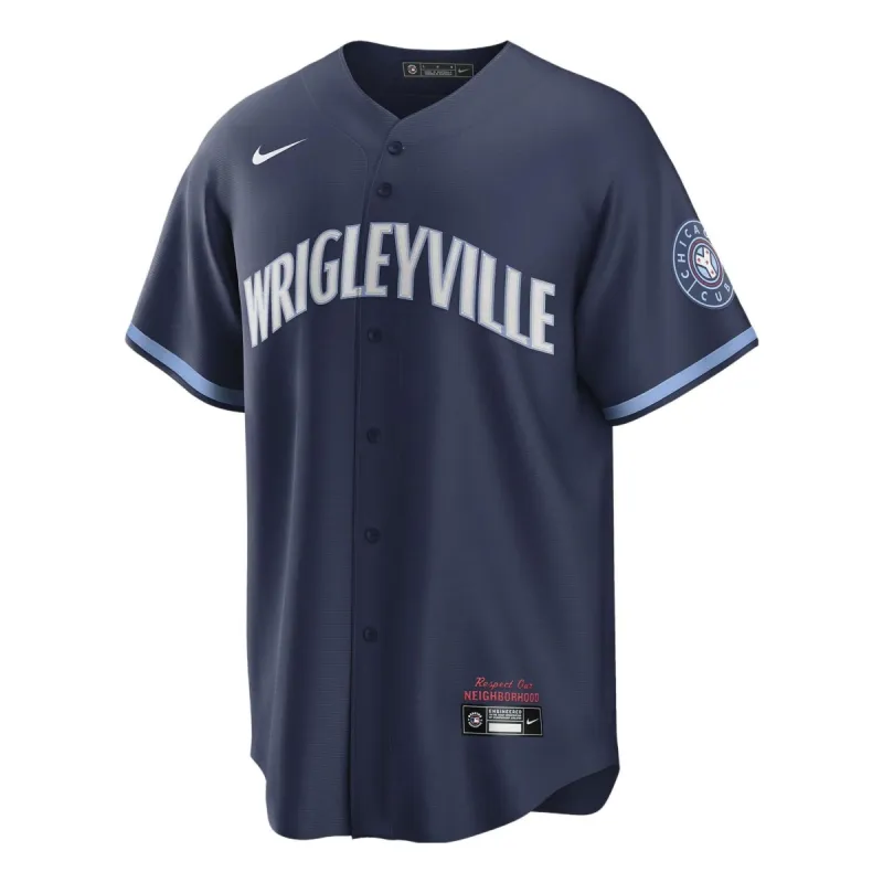 Nike x MLB Chicago Cubs City Connect Replica Baseball Jersey 'Ian Happ 8' T770EJCCEJ7-H08 sold by KicksCrew