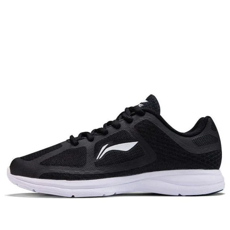 (WMNS) Li-Ning Casual Light Weight Running Shoes 'Black White' ARBQ032-4 sold by KicksCrew