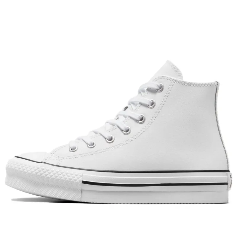 (PS) Converse Chuck Taylor All Star EVA Lift Platform Leather High Top 'White' A01016C sold by KicksCrew