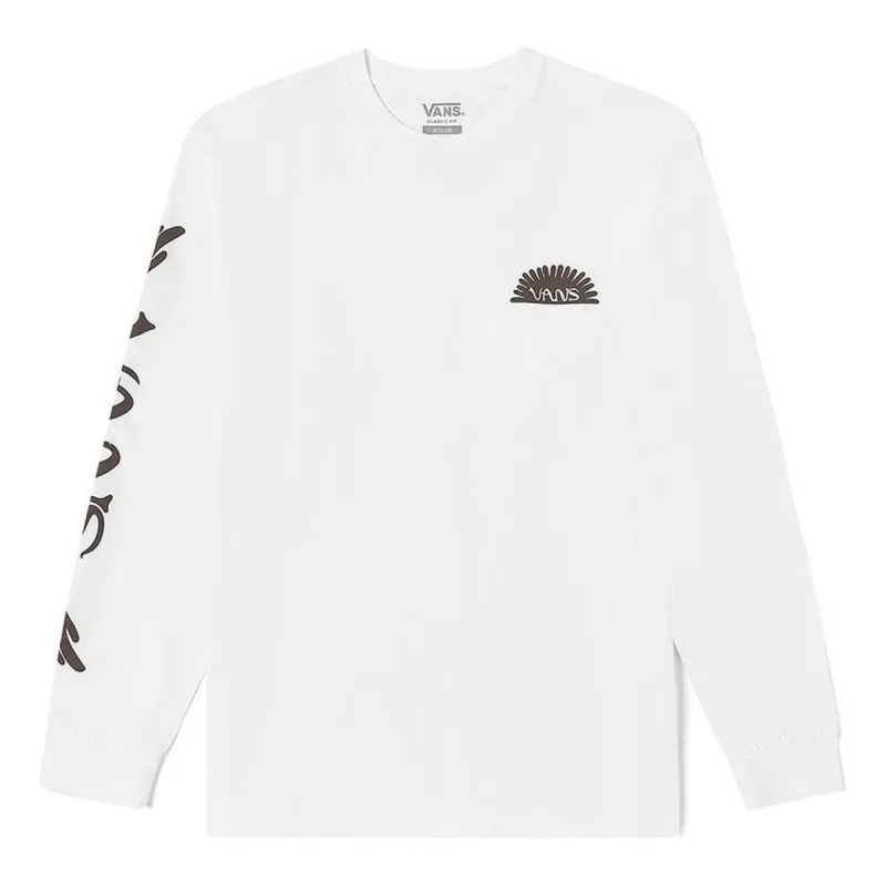 Vans Dakota Roche Long Sleeve T-Shirt 'White' VN0008CJWHT sold by KicksCrew