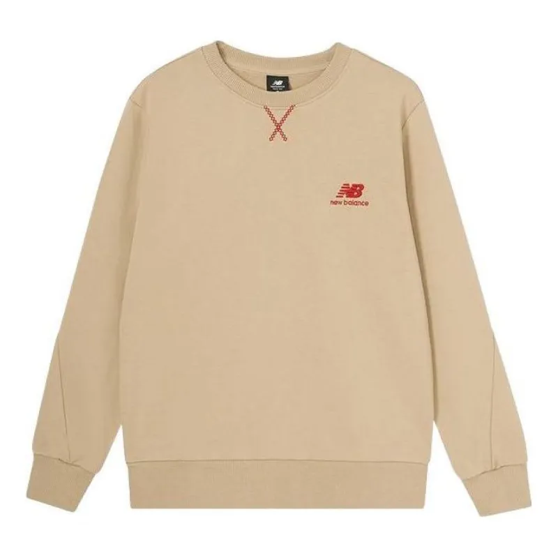 New Balance Athletics LNY French Terry Crewneck 'Brandon Beige' AMT31571-BNN sold by KicksCrew