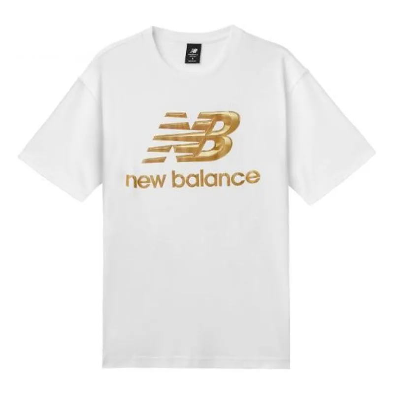 New Balance Big Logo T-shirt 'White' MT03502-WT sold by KicksCrew