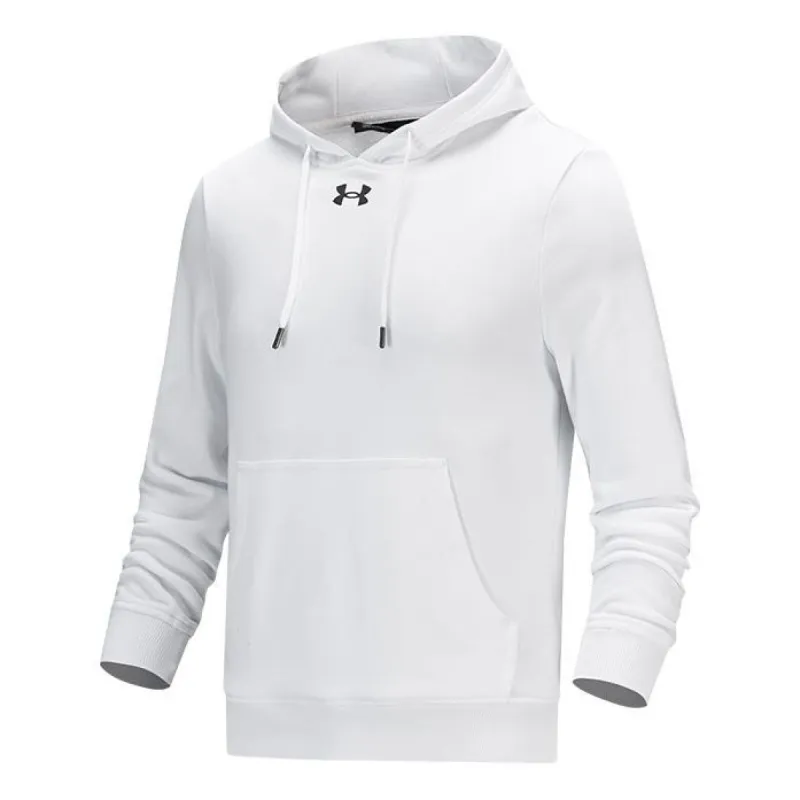 Under Armour Hustle Fleece Hoodie 'White' 21600303-100 sold by KicksCrew