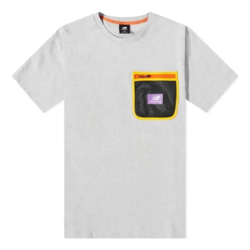 New Balance AT Pocket Tee 'Athletic Grey' MT21510-AG sold by KicksCrew