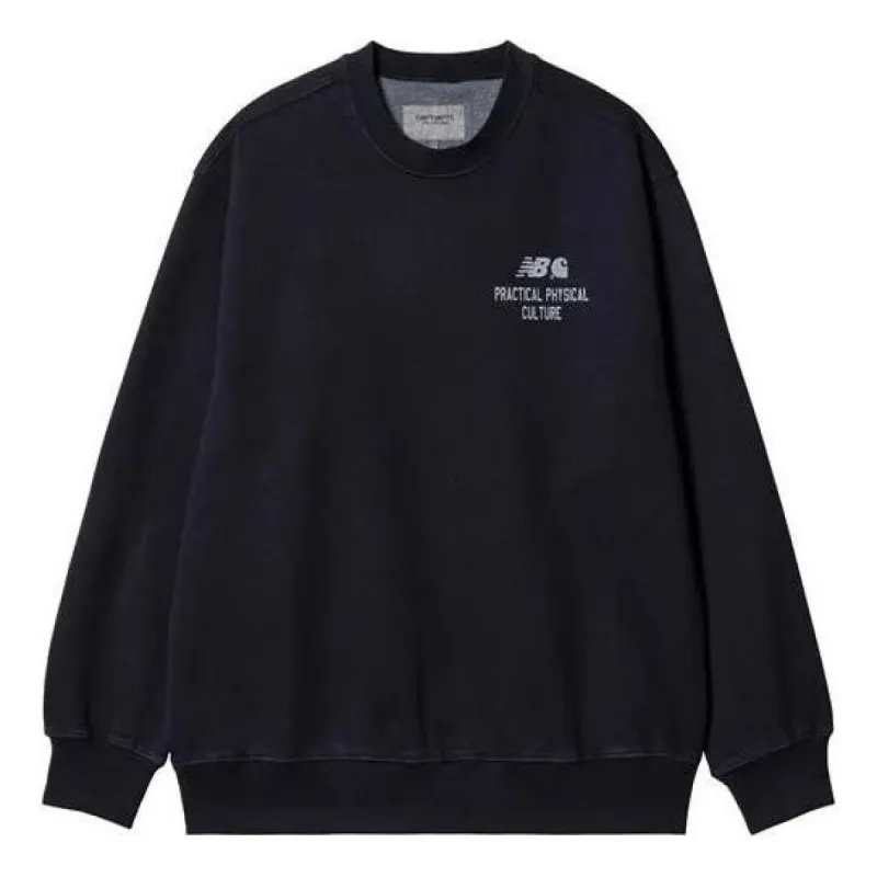 New Balance x Carhartt WIP Crew Sweatshirt 'Eclipse' MT21577-ECL sold by KicksCrew