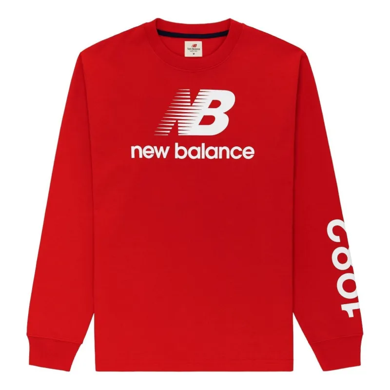 New Balance MADE in USA Heritage Long Sleeve T-Shirt 'Team Red' MT21548-TRE sold by KicksCrew