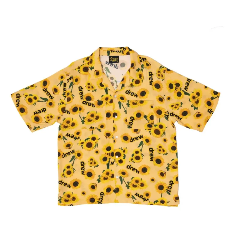 Drew House Rayon Camp Shirt 'Secret Sunflower' DR-SS21-79 sold by KicksCrew