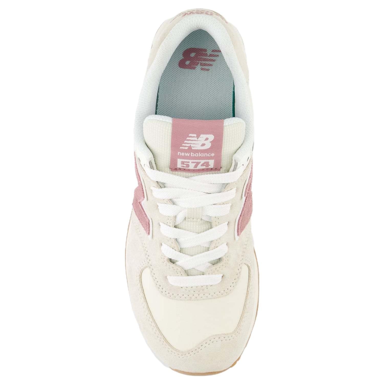 (WMNS) New Balance 574 Lifestyle Shoes 'Beige Pink' WL574QC2 sold by KicksCrew product image thumbnail 5